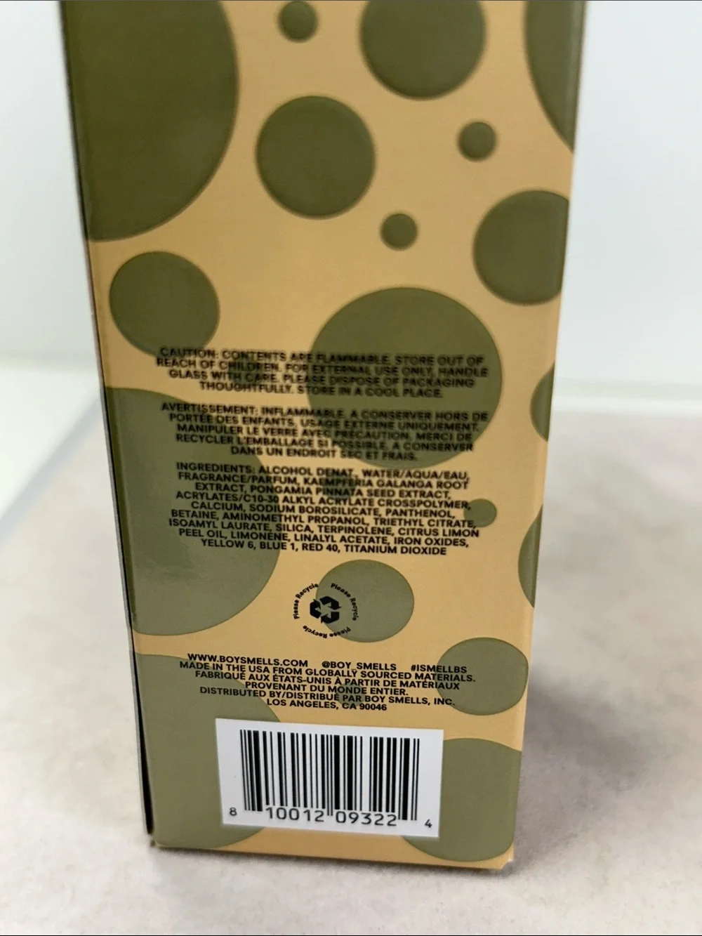 BOY Smells Chestnut Cheeks Body Mist — 3.3 fl oz